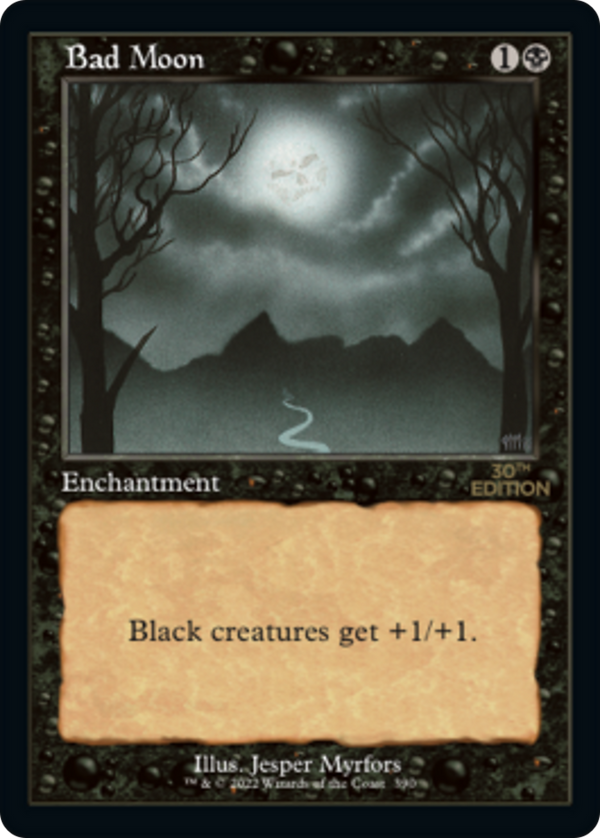 Bad Moon (Retro Frame) (30A-390) - 30th Anniversary Edition