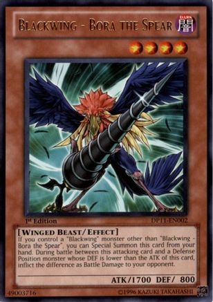 Blackwing - Bora the Spear (DP11-EN002) - Duelist Pack 11: Crow 1st Edition