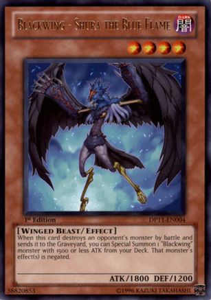 Blackwing - Shura the Blue Flame (DP11-EN004) - Duelist Pack 11: Crow 1st Edition