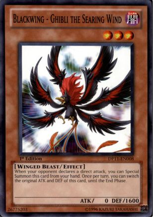 Blackwing - Ghibli the Searing Wind (DP11-EN008) - Duelist Pack 11: Crow 1st Edition