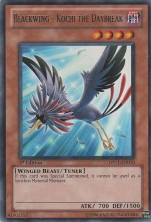 Blackwing - Kochi the Daybreak (DP11-EN010) - Duelist Pack 11: Crow 1st Edition