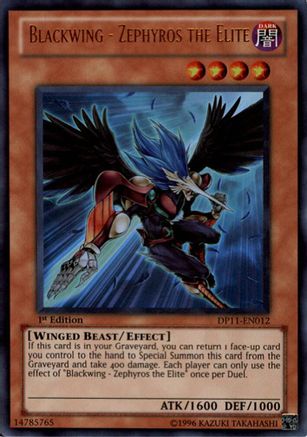 Blackwing - Zephyros the Elite (DP11-EN012) - Duelist Pack 11: Crow 1st Edition