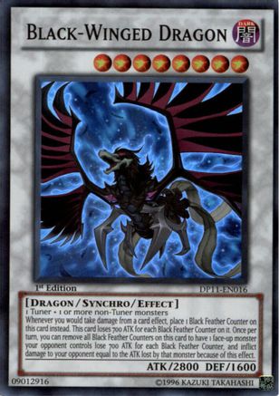 Black-Winged Dragon (DP11-EN016) - Duelist Pack 11: Crow 1st Edition