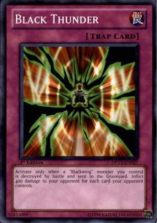 Black Thunder (DP11-EN027) - Duelist Pack 11: Crow 1st Edition