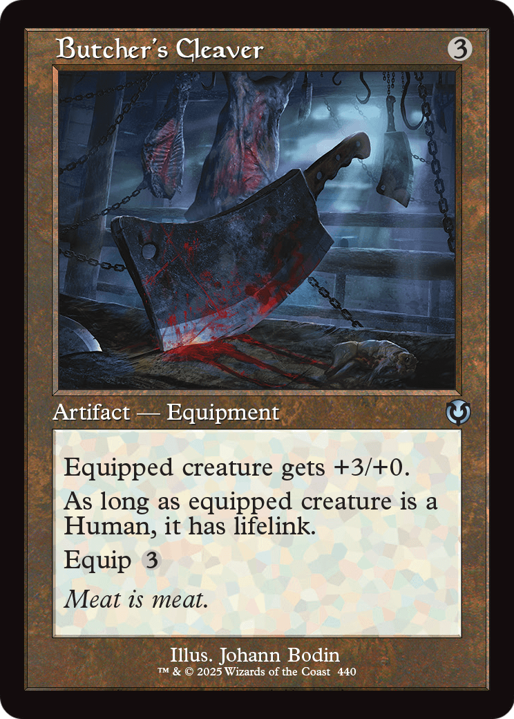 Butcher's Cleaver (Retro Frame) (INR-440) - Innistrad Remastered
