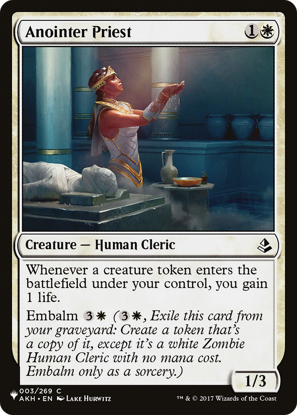 Anointer Priest (LIST-003/269) - The List