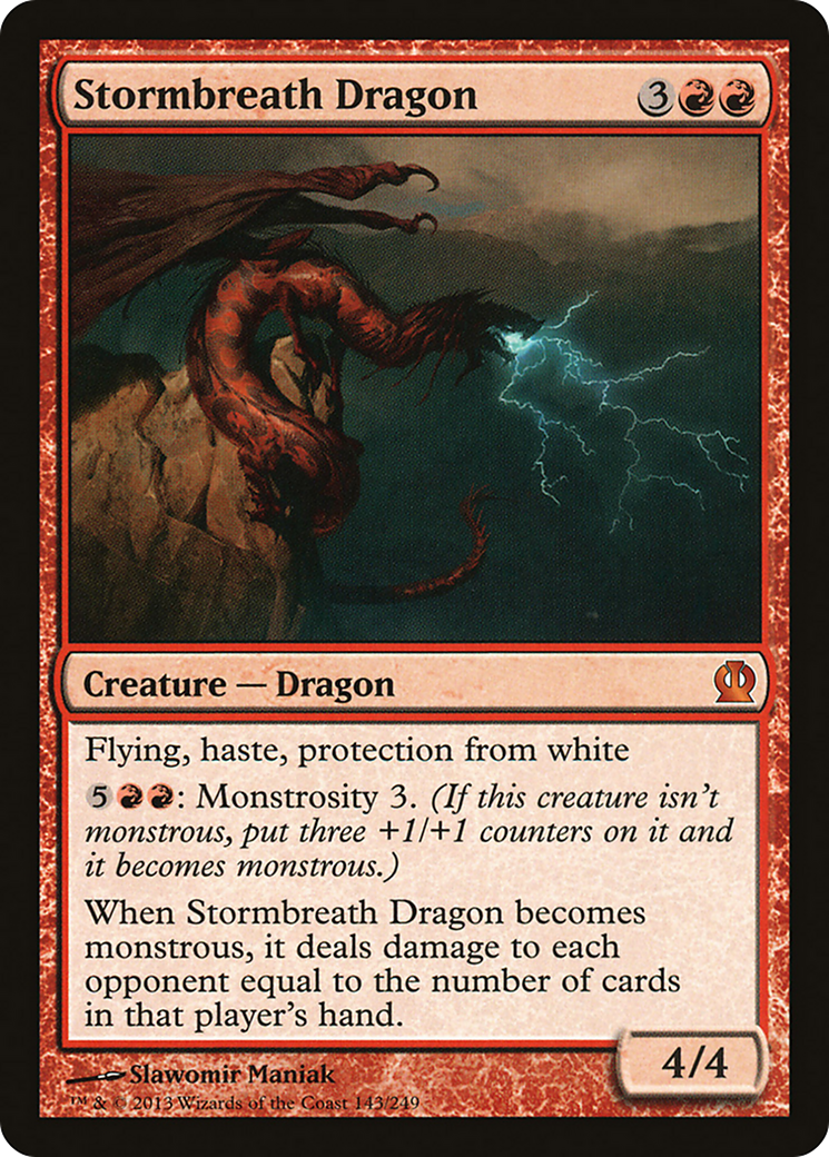 Stormbreath Dragon (THS-143) - Theros
