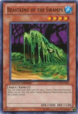 Beastking of the Swamps (GLD4-EN005) - Gold Series 4: Pyramids Edition Limited