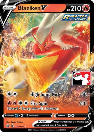 Blaziken V  - Holofoil Prize Pack Series Cards - Ultra Rare