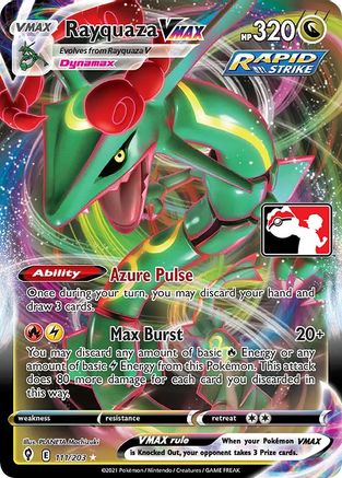 Rayquaza VMAX  - Holofoil Prize Pack Series Cards - Ultra Rare