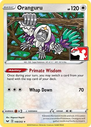 Oranguru  Prize Pack Series Cards - Rare