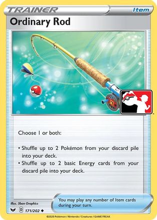 Ordinary Rod  - Holofoil Prize Pack Series Cards - Uncommon