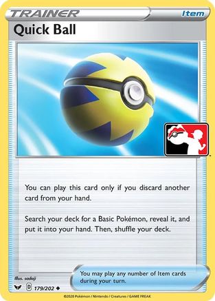 Quick Ball 179  - Holofoil Prize Pack Series Cards - Uncommon