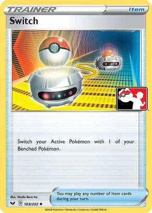 Switch - 183/202/202  - Holofoil Prize Pack Series Cards - Uncommon