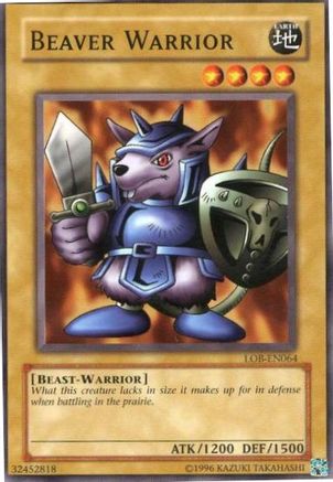 Beaver Warrior (LOB-EN064) - Legend of Blue Eyes White Dragon (Worldwide English) Unlimited