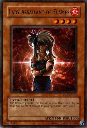 Lady Assailant of Flames (LON-EN035) - Labyrinth of Nightmare (Worldwide English) Unlimited