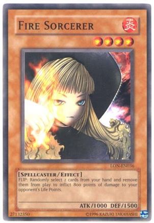 Fire Sorcerer (LON-EN036) - Labyrinth of Nightmare (Worldwide English) Unlimited