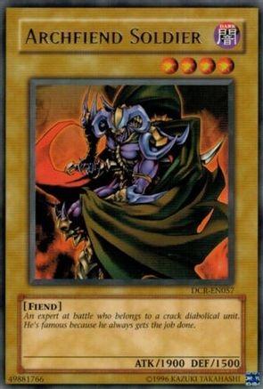 Archfiend Soldier (DCR-EN057) - Dark Crisis (Worldwide English) Unlimited