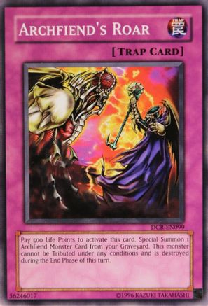 Archfiend's Roar (DCR-EN099) - Dark Crisis (Worldwide English) Unlimited