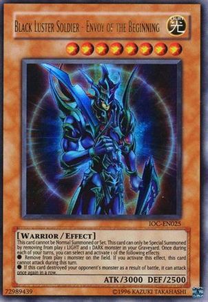 Black Luster Soldier - Envoy of the Beginning (IOC-EN025) - Invasion of Chaos (Worldwide English) Unlimited