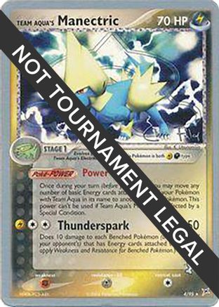 Team Aqua's Manectric (Chris Fulop) 004  World Championship Decks - Holo Rare