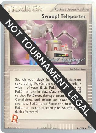 Swoop! Teleporter - 2005 (Michael Gonzalez) 092  World Championship Decks - Uncommon
