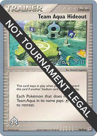 Team Aqua Hideout - 2005 (Curran Hill) 078  World Championship Decks - Uncommon