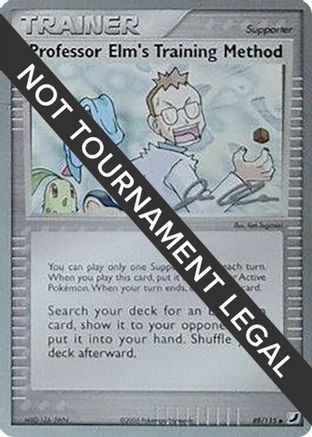 Professor Elm's Training Method - 2006 (Jason Klaczynski) 089  World Championship Decks - Uncommon