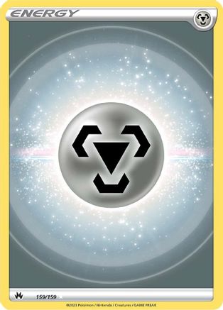 Metal Energy (Texture Full Art) 159  - Holofoil SWSH Crown Zenith - Ultra Rare