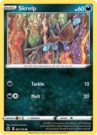 Skrelp 081  SWSH Crown Zenith - Common