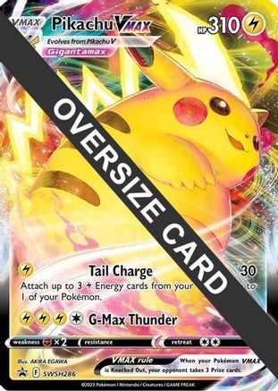 Pikachu VMAX SWSH286  - Holofoil Jumbo Cards - Promo