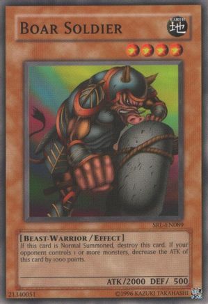 Boar Soldier (SRL-EN089) - Spell Ruler (Worldwide English) Unlimited