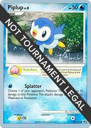 Piplup (72) (72) - 2008  072  World Championship Decks - Common