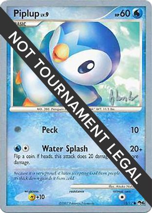 Piplup (15) (15) - 2008  015  World Championship Decks - Common