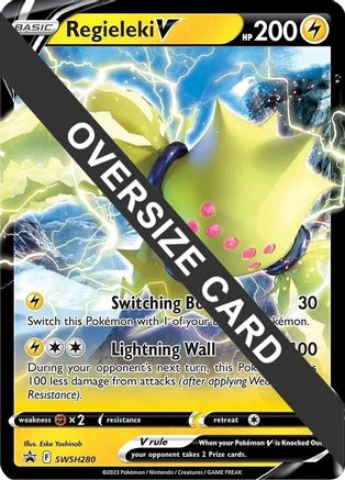 Regieleki V - SWSH280  - Holofoil Jumbo Cards - Promo