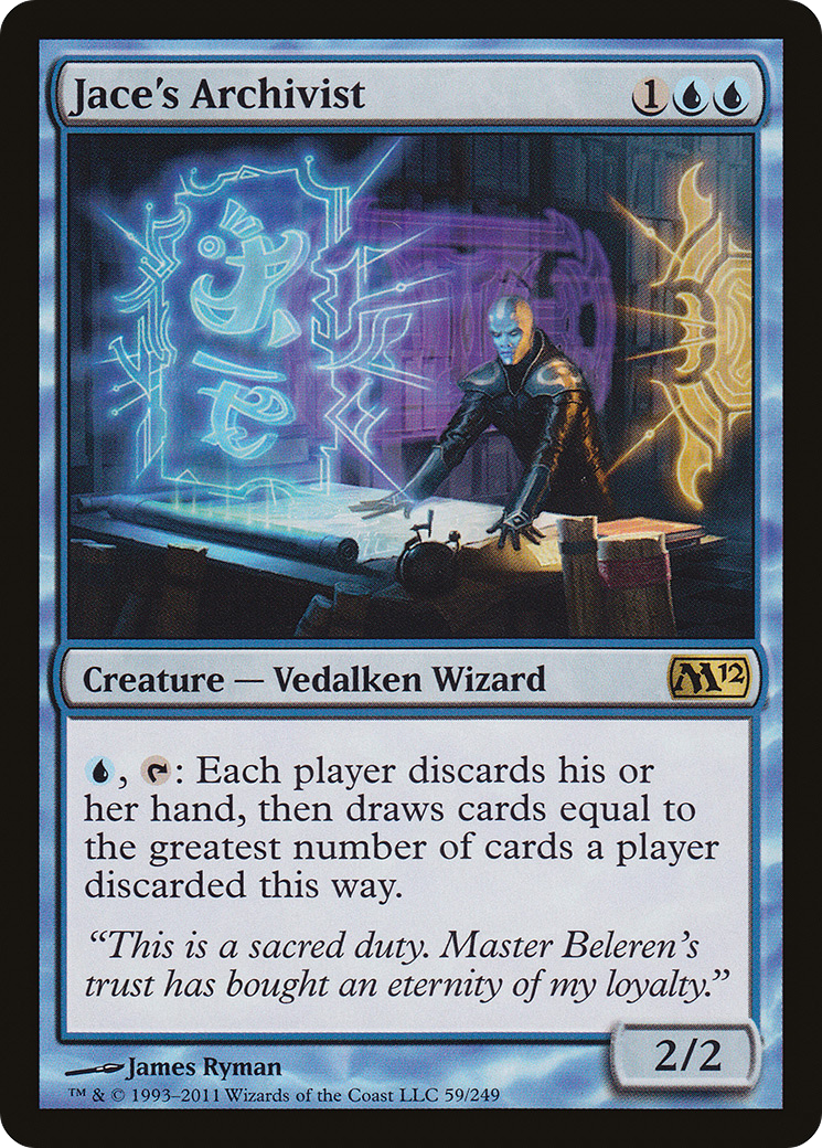 Jace's Archivist (M12-059) - Magic 2012