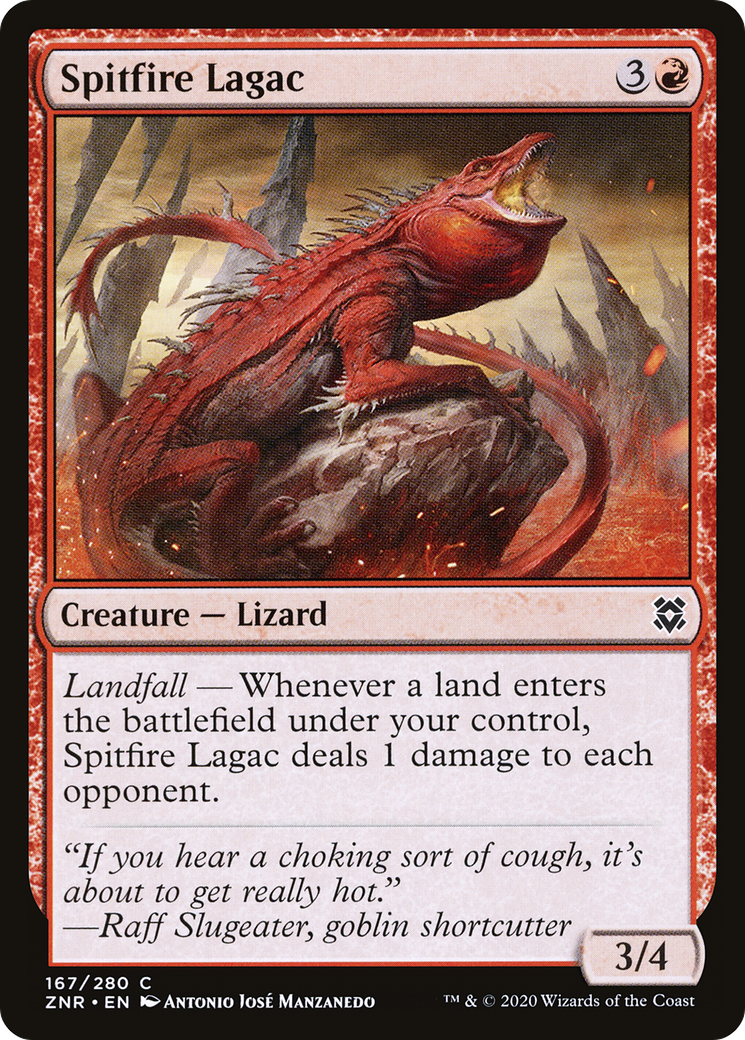 Spitfire Lagac (ZNR-167) - Zendikar Rising Foil