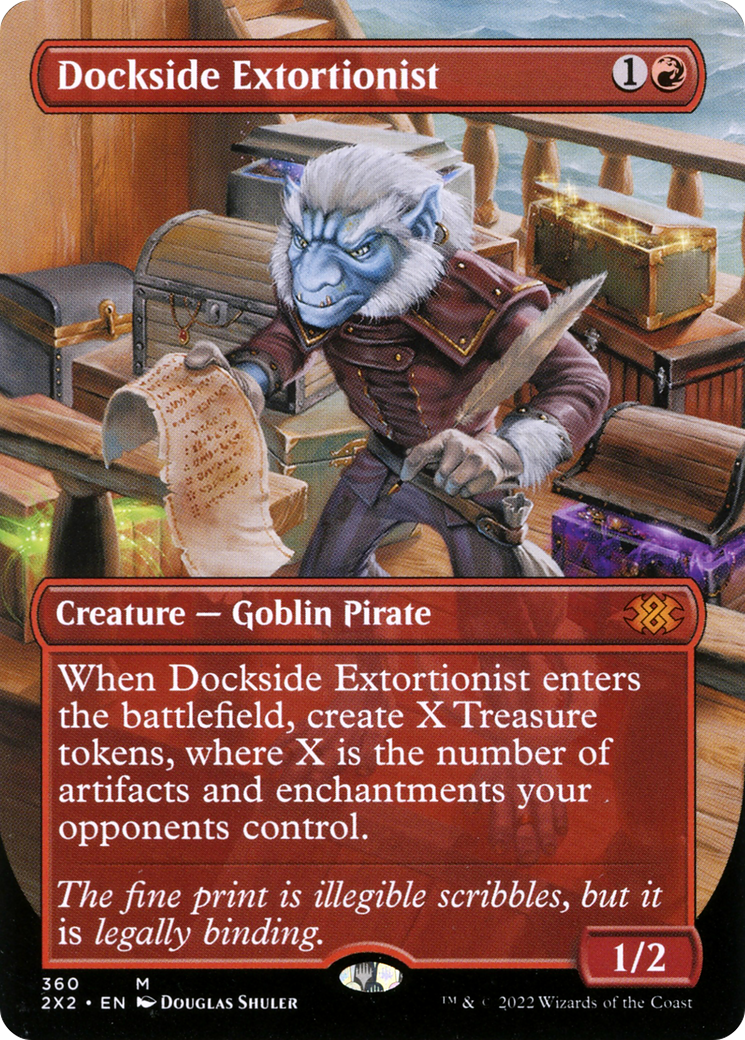 Dockside Extortionist (Borderless) (2X2-360) - Double Masters 2022