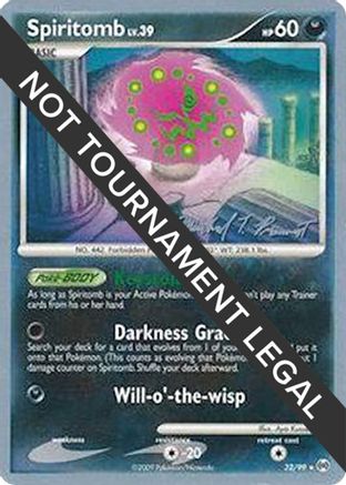 Spiritomb - 2010 (Michael Pramawat) 032  World Championship Decks - Rare