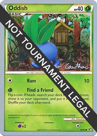 Oddish - 2011 (Ross Cawthon) 060  World Championship Decks - Common