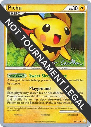 Pichu - 2011 (Ross Cawthon) 028  World Championship Decks - Rare