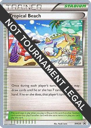 Tropical Beach - 2011 (Ross Cawthon) BW28  World Championship Decks - Promo