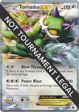Tornadus EX - 2012 (Zachary Bokhari) 090  World Championship Decks - Ultra Rare