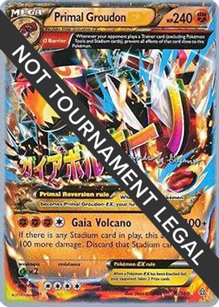 Primal Groudon EX - 2015 (Alejandro Ng-Guzman) 086  World Championship Decks - Ultra Rare