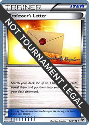 Professor's Letter - 2015 (Alejandro Ng-Guzman) 123  World Championship Decks - Uncommon