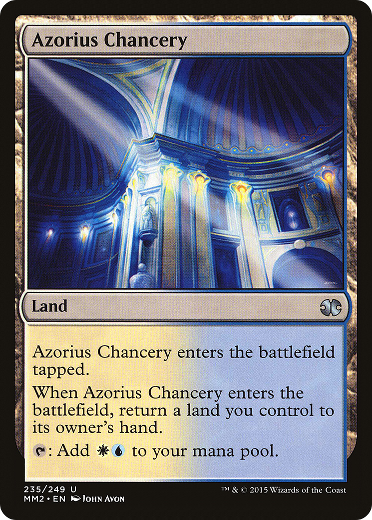 Azorius Chancery (MM2-235) - Modern Masters 2015 Foil
