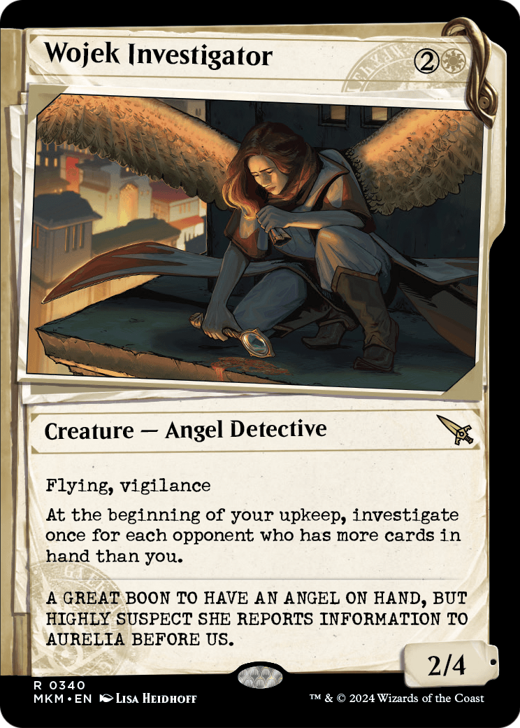 Wojek Investigator (Showcase) (MKM-340) - Murders at Karlov Manor: (Showcase) Foil