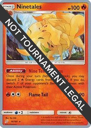 Ninetales - 2019 (Kaya Lichtleitner) 016  World Championship Decks - Rare