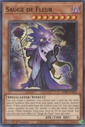 Sauge de Fleur (SDBT-EN016) - Structure Deck: Beware of Traptrix 1st Edition
