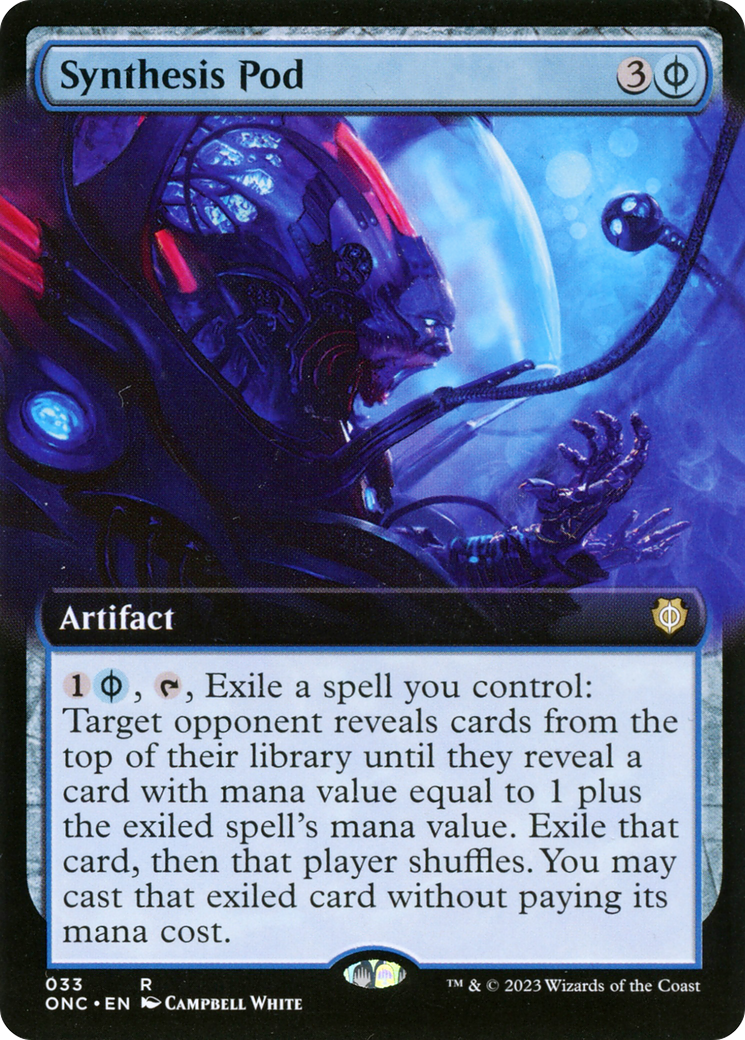 Synthesis Pod (Extended Art) (ONC-033) - Phyrexia: All Will Be One Commander: (Extended Art)